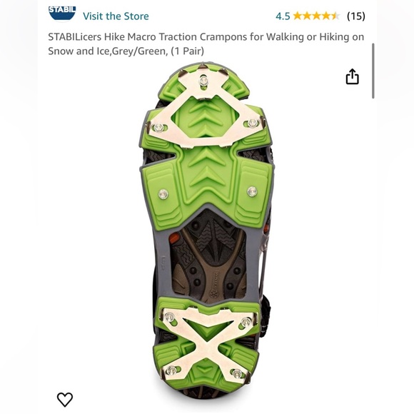 STABILicers Hike Macro for Walking or Hiking on Snow and Ice Size Medium - Picture 7 of 8